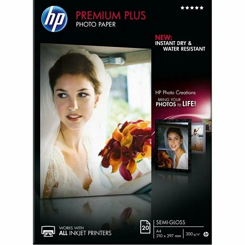 

Бумага HP CR673A высококачественная полуглянцевая, 300г/м2, A4/20л, CR673A