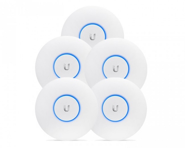 

Точка доступа Ubiquiti UniFi AC Lite 5-pack WiFi 802.11ac Dual-Radio 867 Mbps, indoor, комплект из 5, UniFi AC Lite 5-pack