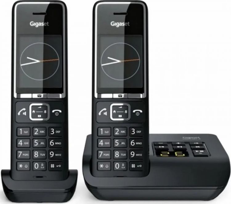 Телефон DECT Gigaset Comfort 550A DUO RUS L36852-H3021-S304 черный, автоответчик