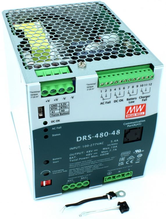 

Преобразователь AC-DC сетевой Mean Well DRS-480-48 функция ИБП, Выход: 480 Вт; 48 В; Вход: 110/220В авто; Конструктив: на DIN рейку., DRS-480-48