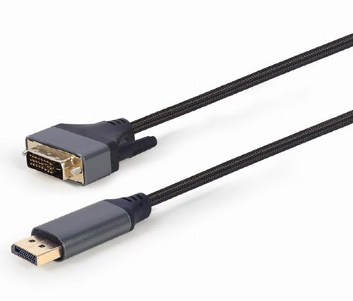 

Кабель интерфейсный DisplayPort-DVI Cablexpert CC-DPM-DVIM-4K-6, CC-DPM-DVIM-4K-6