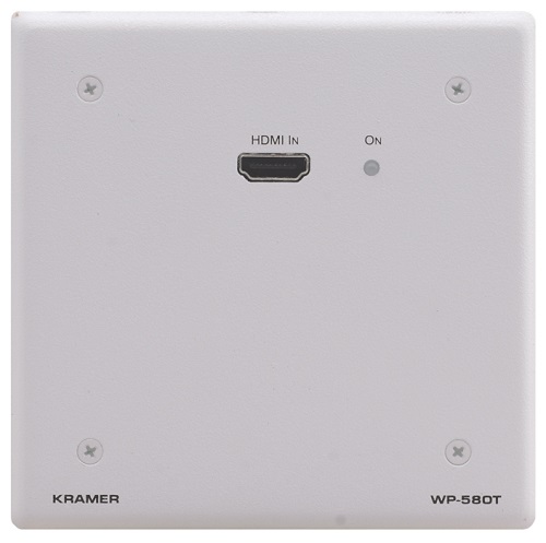 

Передатчик Kramer WP-580T/EU(W)-86 50-800430090 HDMI, RS-232 и ИК по витой паре HDBaseT с разъемом DVI-I, до 70м, поддержка 4К60 4:2:0, WP-580T/EU(W)-86