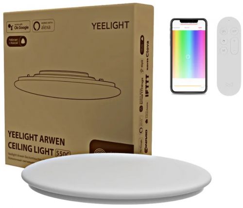 Светильник потолочный Yeelight Arwen Ceiling Light 550C умный, с RGB подсветкой, 2700-6500K, 4500lm