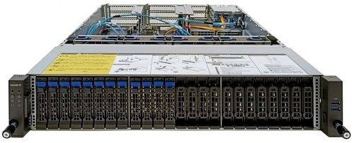 Серверная платформа 2U GIGABYTE R282-Z97 2*SP3, 32*DDR4(3200), 12*2.5" HS, 2*2.5" HS, M.2, 8*PCIE, 2