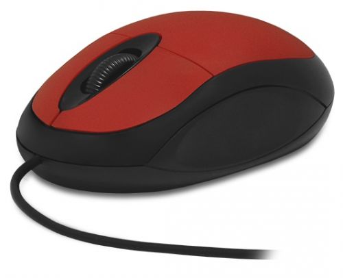 Мышь CBR CM 102 red, 1200dpi, 1,28м, USB