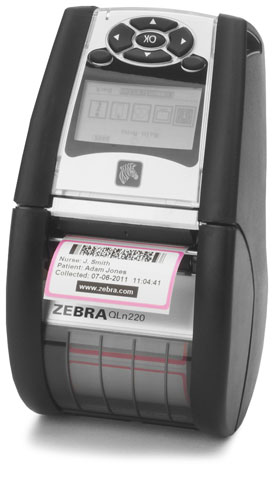 Термопринтер этикеток Zebra QLn220 QN2-AUCAEE10-00 мобильный