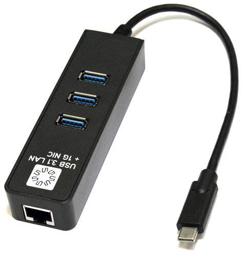 

Сетевая карта 5bites UA3C-45-10BK USB3.1,3*USB3.0,RJ45 1G,black, UA3C-45-10BK