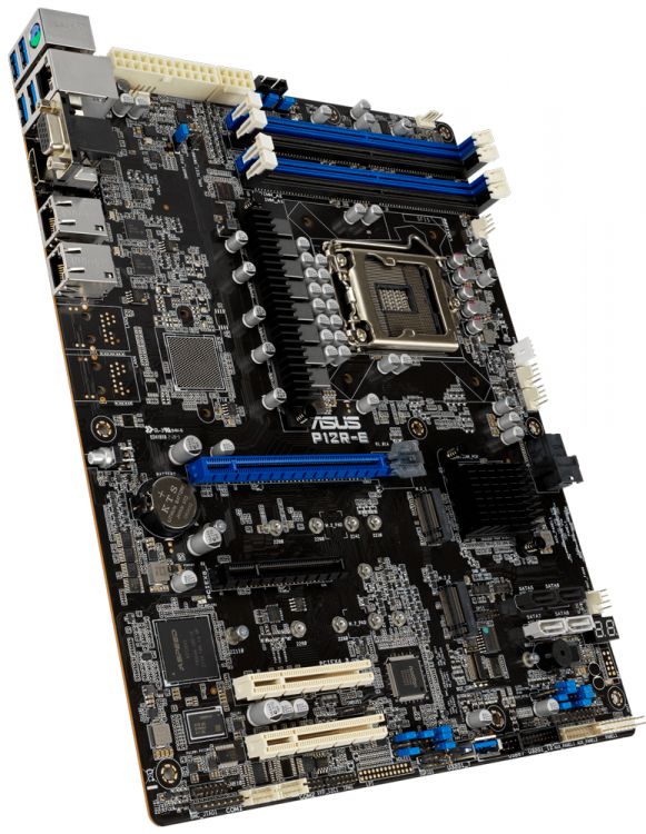 

Материнская плата ATX ASUS P12R-E (LGA1200, C256, 4*DDR4(3200), 8*SATA 6G RAID, 2*M.2, 4*PCIE, 2*Glan, Mlan, 4*USB 3.2, HDMI, VGA), P12R-E