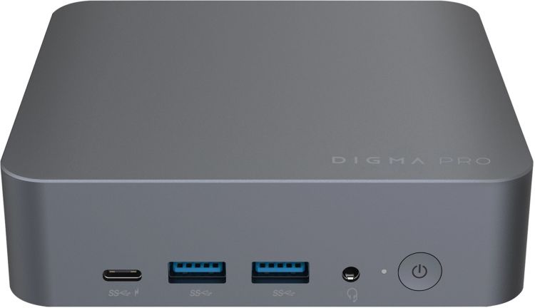 

Неттоп Digma Pro Minimax X1 DPP5-ADXW04 i5-12450H/16GB/512GB SSD/UHD graphics/noDVD/2*GbitEth/3*USB Type-C/4*USB 3.2/HDMI/DP/60W/Win11Pro/grey, Pro Minimax X1