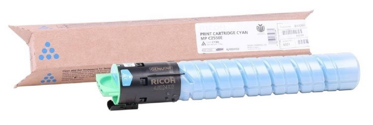 

Тонер-туба Ricoh тип MP C2550E 842472 голубой (5 500 страниц) для Aficio MP C2030/C2530/C2050/C2550 (842060), тип MP C2550E