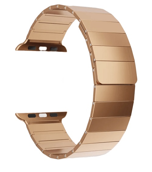 

Ремешок на руку Lyambda DSG-37-44-RG из нержавеющей стали для Apple Watch 42/44/45/49 mm rose gold, DSG-37-44-RG