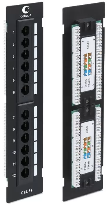 Cabeus PL-12-Cat.5e-WL-Dual IDC