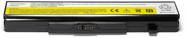 Аккумулятор для ноутбука Lenovo OEM Z480 IdeaPad B480, B585, G480, G580, N581, N586, V480, V580, Y480, Series. 10.8V 4400mAh PN: 45N1049, L11L6F01 клавиатура для ноутбука samsung rc508 rc510 rv509 series плоский enter чёрная без рамки pn ba59 02941d