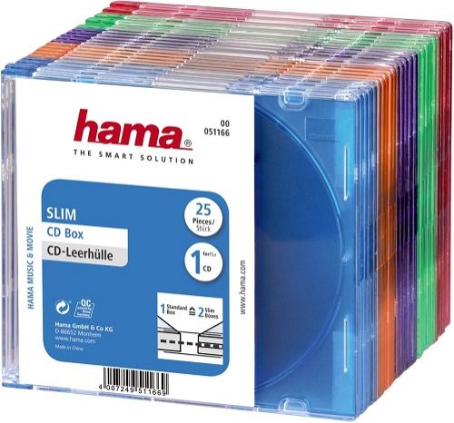 Коробка для CD/DVD HAMA 1CD/DVD H-51166