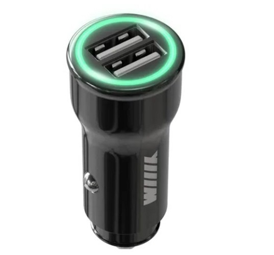 цена Зарядное устройство автомобильное Wiiix UCC-5-2-01-ANT 2.4A (PD) 2xUSB черное
