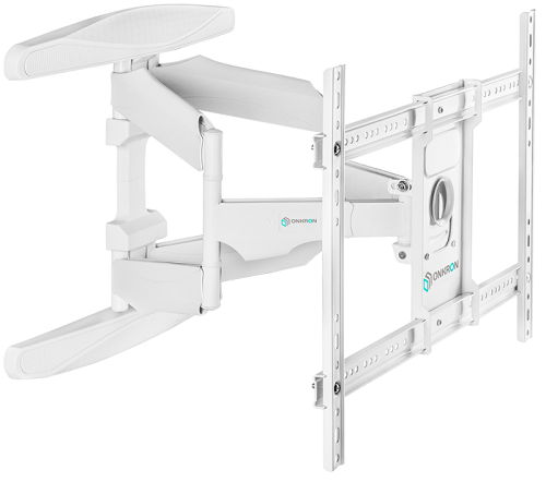 Кронштейн настенный ONKRON M6L 40-70" макс. 400*600 наклон -5°/+8°, поворот ±140° макс. нагрузка 45,5кг, от стены 54-500мм, белый