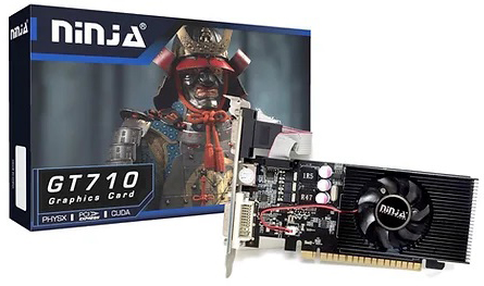 

Видеокарта PCI-E Sinotex GeForce GT710 (NF71NP023F) 2GB DDR3 64bit 28nm 954/1333MHz DVI/HDMI, GeForce GT710 (NF71NP023F)