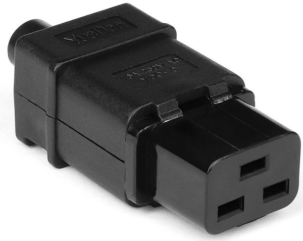 

Вилка TopLAN TOP-IEC-320-C19 IEC 60320, C19, 16A, 250V, разборная, черная, TOP-IEC-320-C19