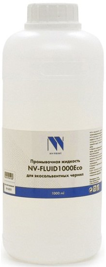 Жидкость промывочная NVP NV-FLUID1000Eco/b для экосольвентных чернил NV-FLUID1000Eco, 1000ml