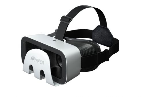 Очки виртуальной реальности HIPER VRR черные/белые