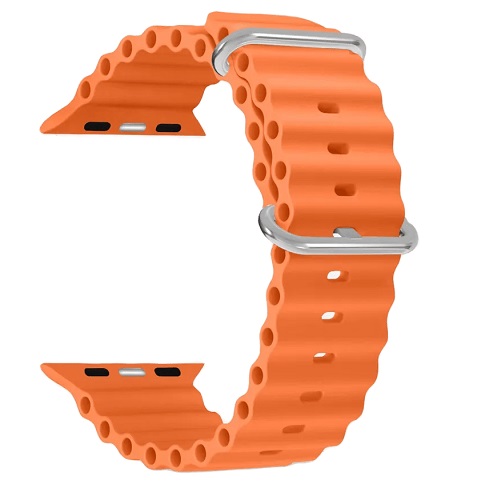 

Ремешок на руку Lyambda DSJ-39-40-OR cиликоновый для Apple Watch 38/40/41 mm orange, DSJ-39-40-OR