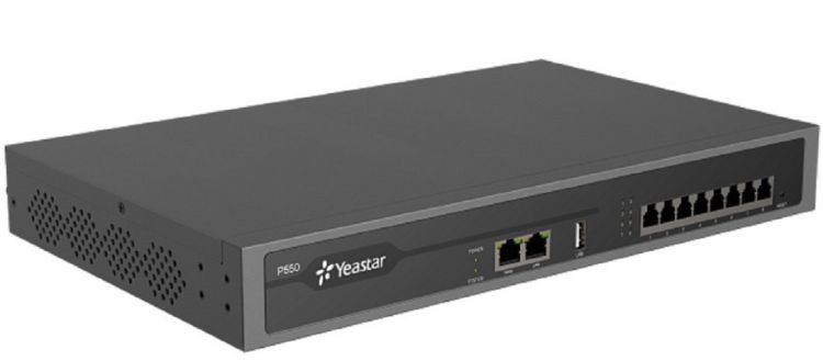 

АТС IP Yeastar P550 50 абонентов и 25 вызовов, поддержка FXO, FXS, GSM, BRI, P550