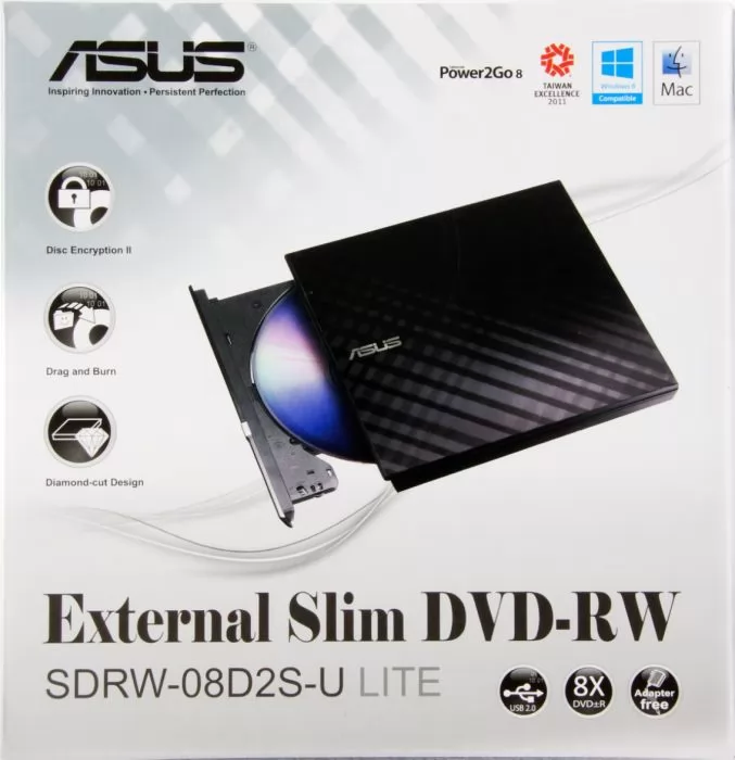 ASUS SDRW-08D2S-U LITE Black