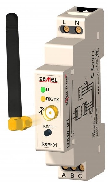 

Радиопередатчик Zamel RXM-01 транслятор протокола MODBUS, RXM-01