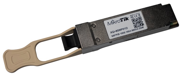 

Трансивер Mikrotik XQ+85MP01D QSFP28, Multi Mode, MPO, 850 nm, 100 m, XQ+85MP01D