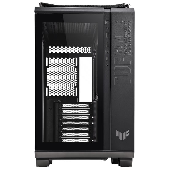 

Корпус ATX ASUS TUF Gaming GT502 90DC0090-B09010 черный, без БП, боковая и фронтальная панели из закаленного стекла, USB Type-C, 2*USB 3.2, audio, TUF Gaming GT502