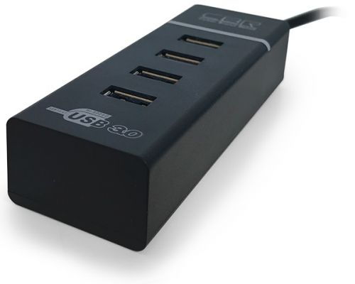 Концентратор USB 3.0 CBR CH 157 4 порта. поддержка Plug/Play. длина провода 50+-3см. LED-подсветка.