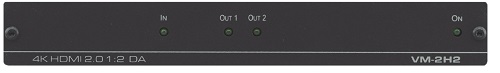

Усилитель-распределитель Kramer VM-2H2 10-804080190 1:2 HDMI UHD, поддержка 4K60 4:4:4, HDMI 2.0, VM-2H2