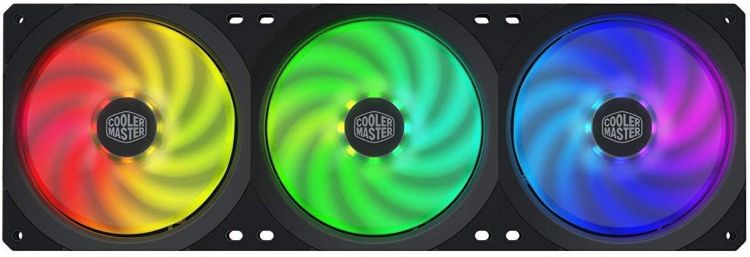 Вентилятор для корпуса Cooler Master MasterFan SF360R ARGB MFX-B2D3-18NPA-R1 129 фут3/мин, 30 дБ вентилятор для корпуса cooler master 92mm b9nn 23npk r1