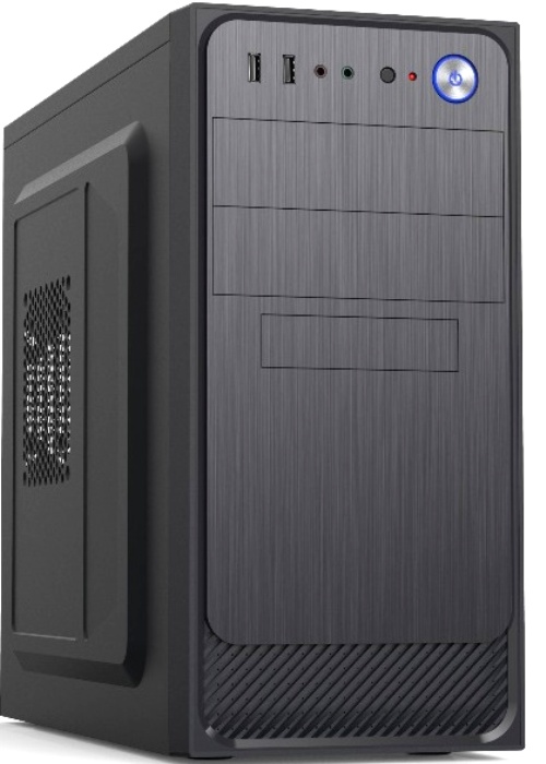 

Корпус mATX Foxline FORZA FZ-053 без БП, 2*USB2.0, black, FORZA