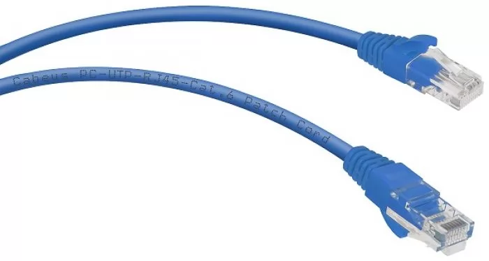 Cabeus PC-UTP-RJ45-Cat.6-1m-BL