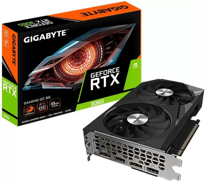 GIGABYTE GeForce RTX 3060 GAMING OC (GV-N3060GAMING OC-8GD)