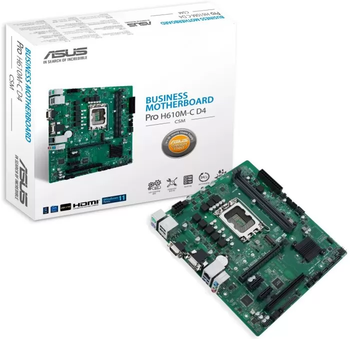 фото ASUS PRO H610M-C D4-CSM