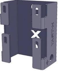 Крепление универсальное AXELENT 2110-2 X-TRAY X10 mini, оцинкованно-хромированное