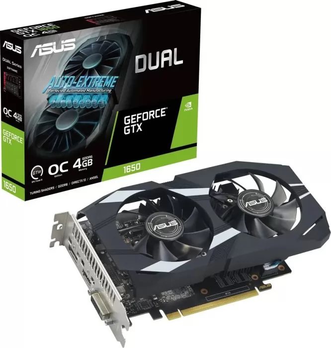 ASUS Dual GeForce GTX 1650 OC Edition 4GB GDDR6 EVO