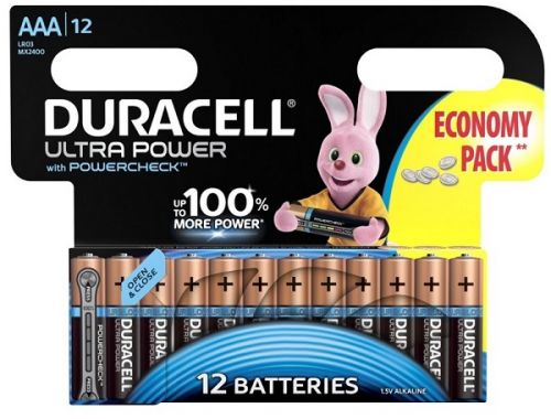Батарейка Duracell LR03 Ultra Power LR03-12BL UP - фото 1