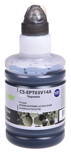 

Чернила Cactus CS-EPT03V14A черный (127мл), для Epson L4150/L4160/L6160/L6170, CS-EPT03V14A