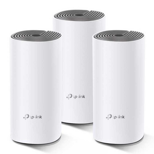 

Точка доступа TP-LINK Deco E4(3-pack) AC1200, 802.11a/b/g/n/ac, 2.4/5ГГц, 300/867Мбит/с, 2xLAN, 2 встр.антенны, комплект 3шт., Deco E4(3-pack)