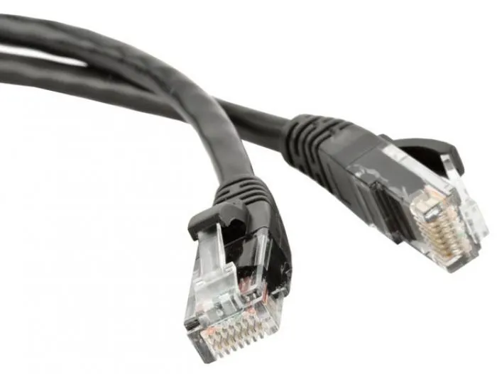 Hyperline PC-LPM-UTP-RJ45-RJ45-C5e-0.15M-LSZH-BK