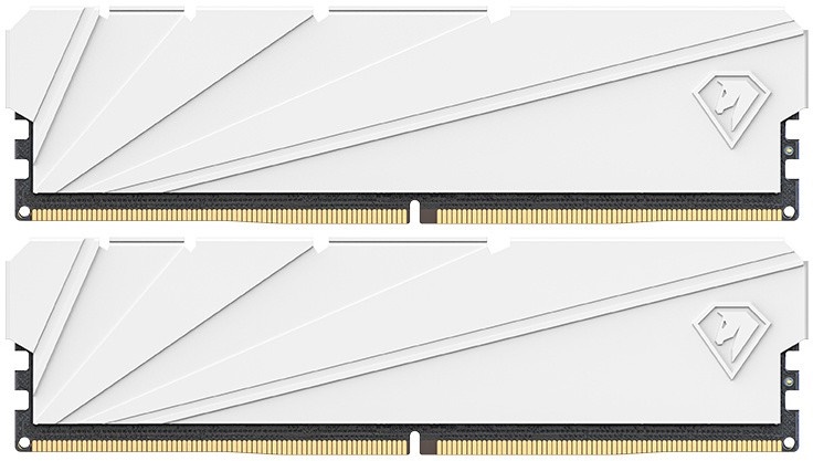 

Модуль памяти DDR4 32GB (2*16GB) Netac NTSSD4P32DP-32W Shadow S White PC4-25600 3200MHz CL16 радиатор 1.35V, NTSSD4P32DP-32W