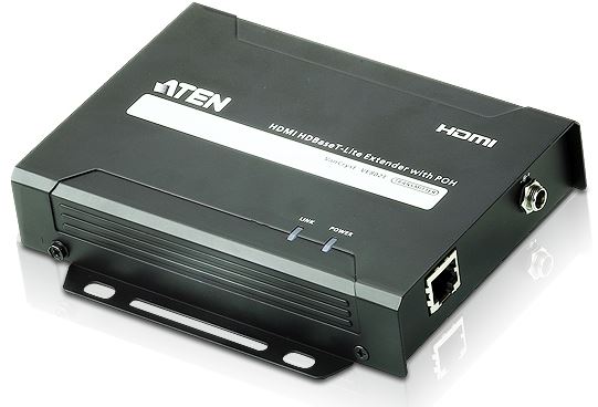 

Удлинитель Aten VE802T-AT-G HDMI HDBaseT-Lite+RS232+IR, 60 м, 1xUTP Cat5e, HDMI+RJ45+3-контактн. клемма+MINIJACK, F, без шнуров, БП 220> 5V, VE802T-AT-G