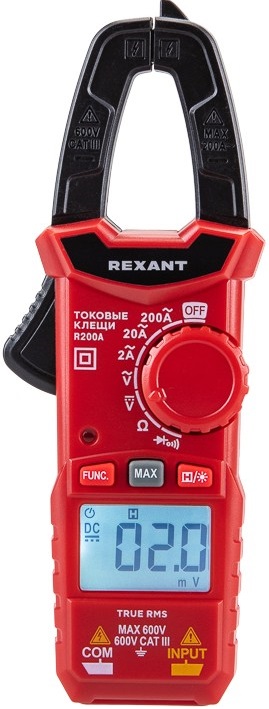 

Токовые клещи Rexant 13-3201 R200A, 13-3201