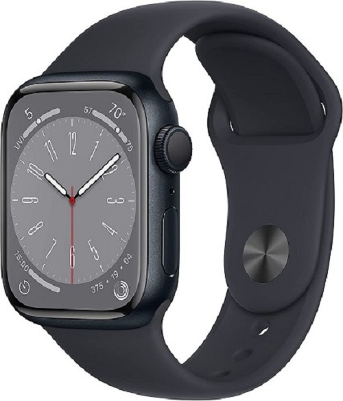 

Часы Apple Watch Series 8 GPS 41mm Midnight Aluminum Case with Midnight Sport Band - M/L, Watch Series 8 GPS 41mm