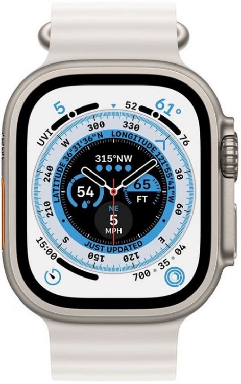 

Часы Apple Watch Ultra 49mm MNH83LL/A Titan Case/White Ocean Band, Watch Ultra 49mm