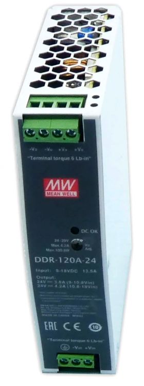 

Преобразователь DC-DC модульный Mean Well DDR-120A-24, DDR-120A-24