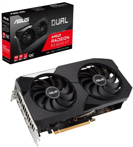 

Видеокарта PCI-E ASUS Radeon RX 6650 XT Dual OC (DUAL-RX6650XT-O8G), Radeon RX 6650 XT Dual OC (DUAL-RX6650XT-O8G)